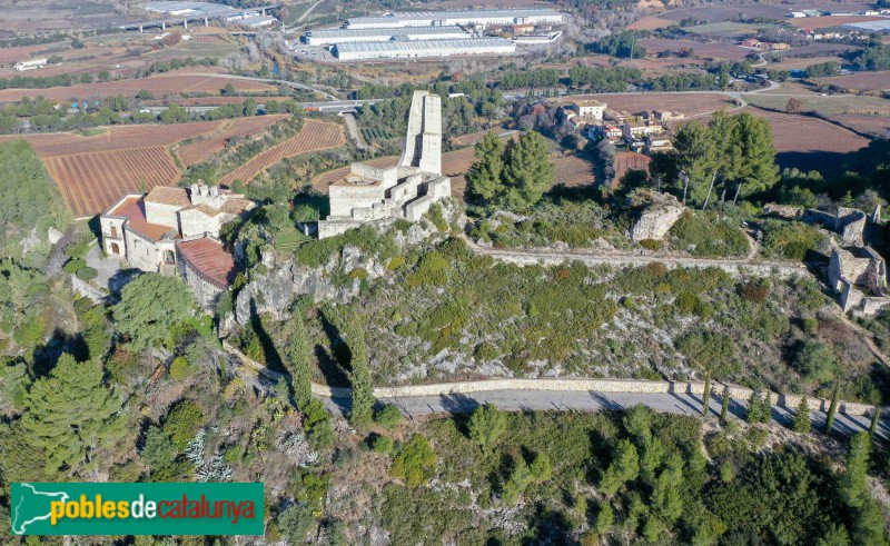 Subirats - Castell i església de Subirats