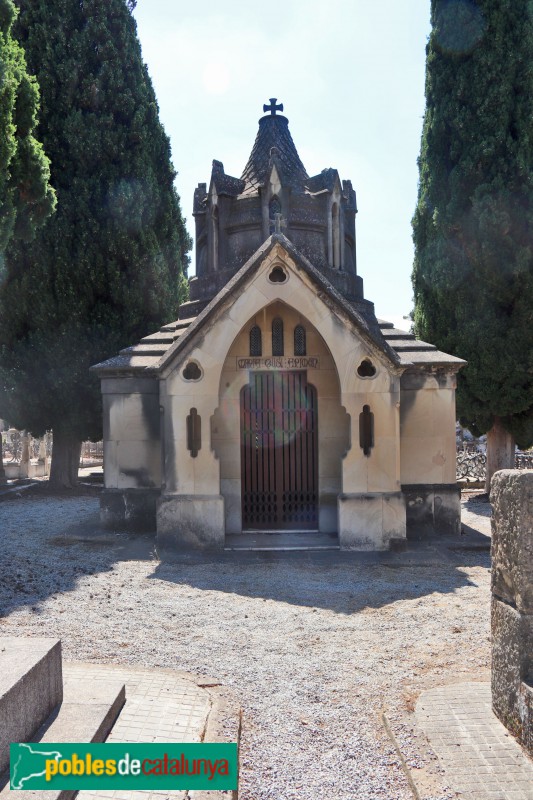 Sabadell - Cementiri. Panteó Maria Gusi
