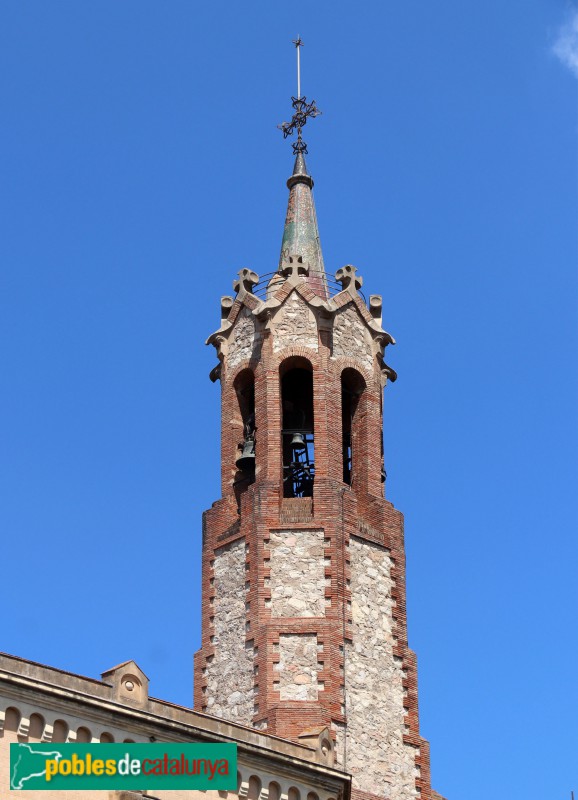 Sabadell - Santuari de la Mare de Déu de la Salut. Campanar modernista