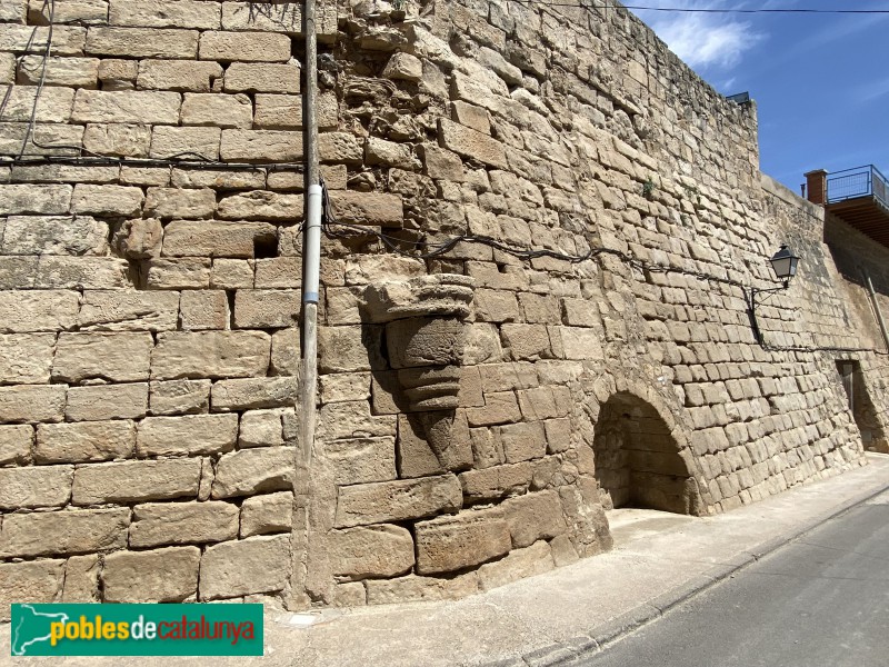 Arbeca - Muralla del castell (Foto: Albert Esteves, 2021) Arbeca - Muralla del castell