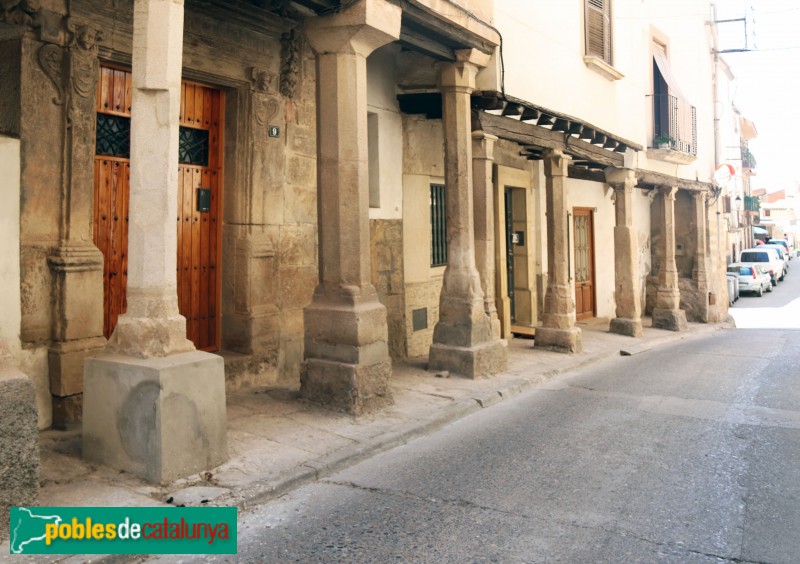 Arbeca - Porxos del carrer Sant Jaume