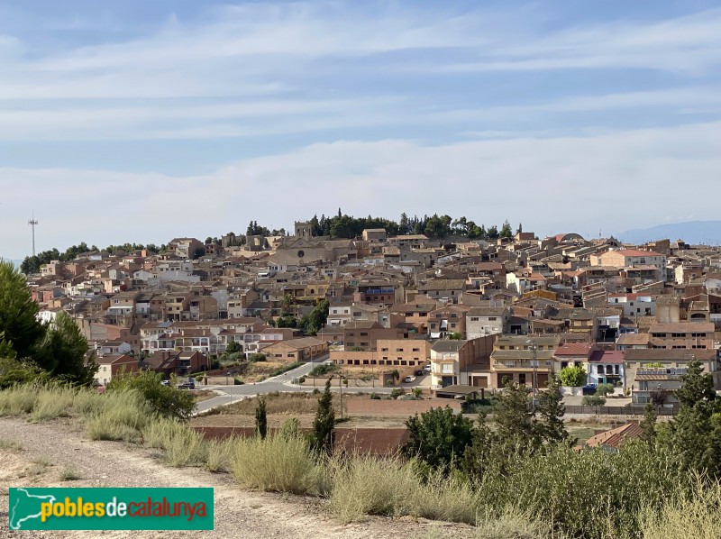 Panoràmica d'Arbeca (Foto: Albert Esteves, 2021) Panoràmica d'Arbeca