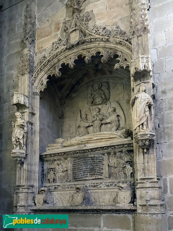 Tortosa - Catedral. Sepulcre de Joan Girona