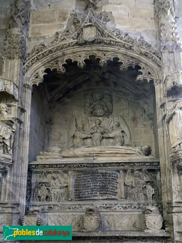 Tortosa - Catedral. Sepulcre de Joan Girona