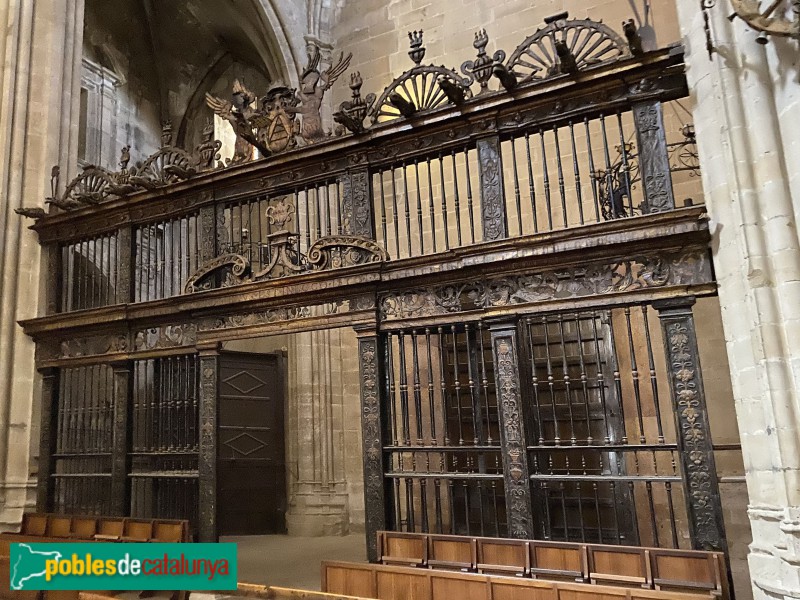 Tortosa - Catedral. Antiga reixa de l'Altar Major