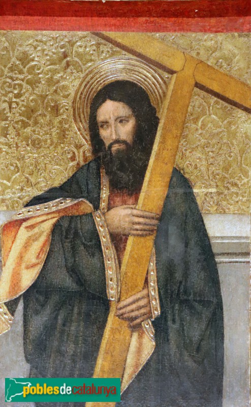Tortosa - Museu de la Catedral. Retaule de la Transfiguració. Sant Andreu (Foto: Albert Esteves, 2021) Tortosa - Museu de la Catedral. Retaule de la Transfiguració. Sant Andreu