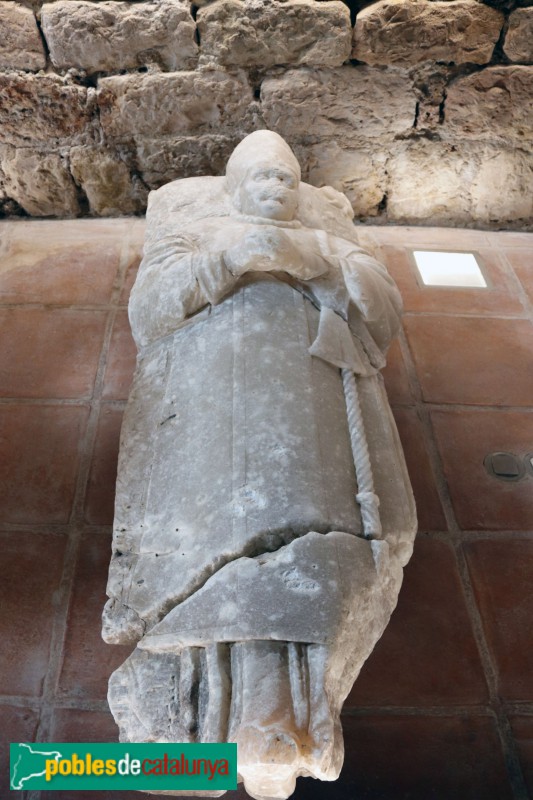 Tortosa - Museu de la Catedral. Tapa sepulcral del bisbe Auter