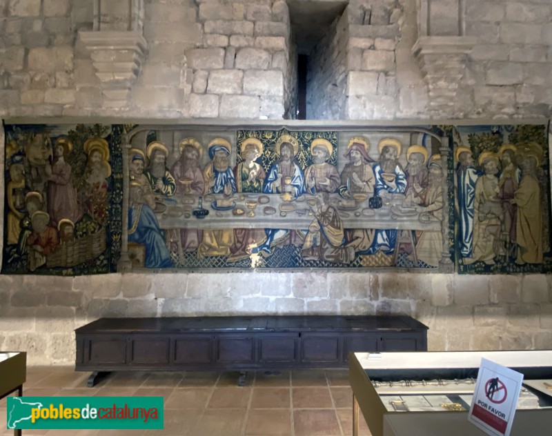 Tortosa - Museu de la Catedral. Tapís del Sant Sopar