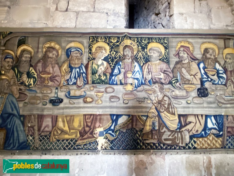 Tortosa - Museu de la Catedral. Tapís del Sant Sopar