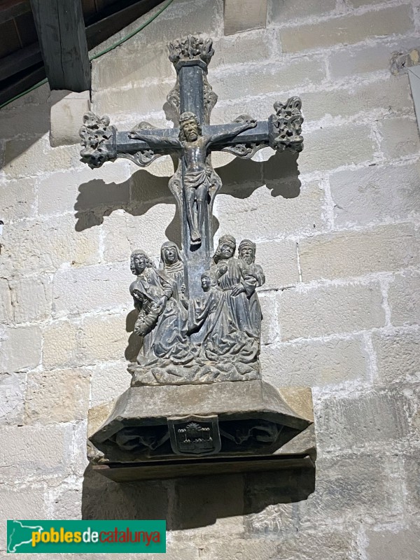 Tortosa - Museu de la Catedral. Creu del Calvari, segle XV