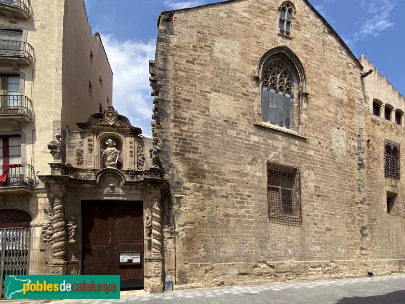 Tortosa - Catedral. Façana de la plaça de la Cinta