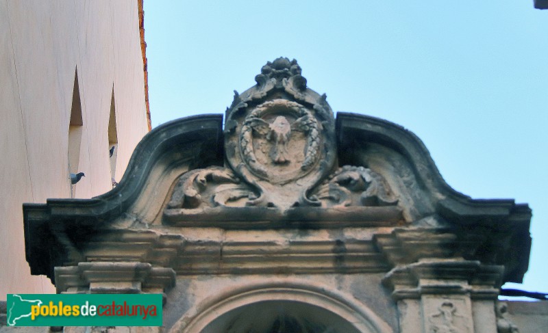 Tortosa - Catedral. Porta de l'Olivera. Coronament