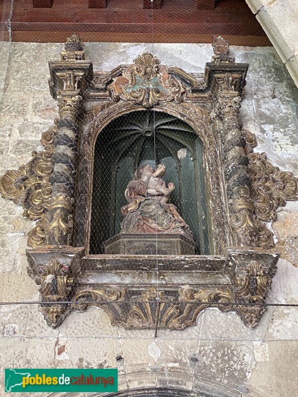 Tortosa - Claustre de la catedral. Verge de Palau