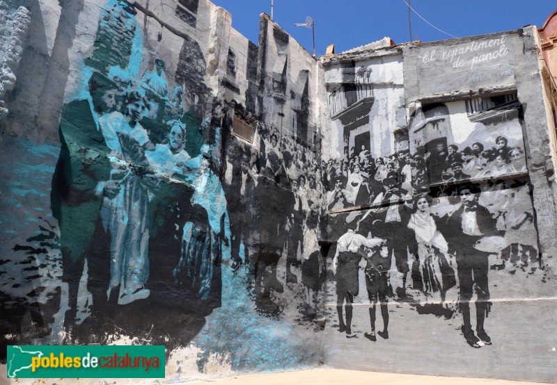 Tortosa - Mural dedicat a Gerard Vergés