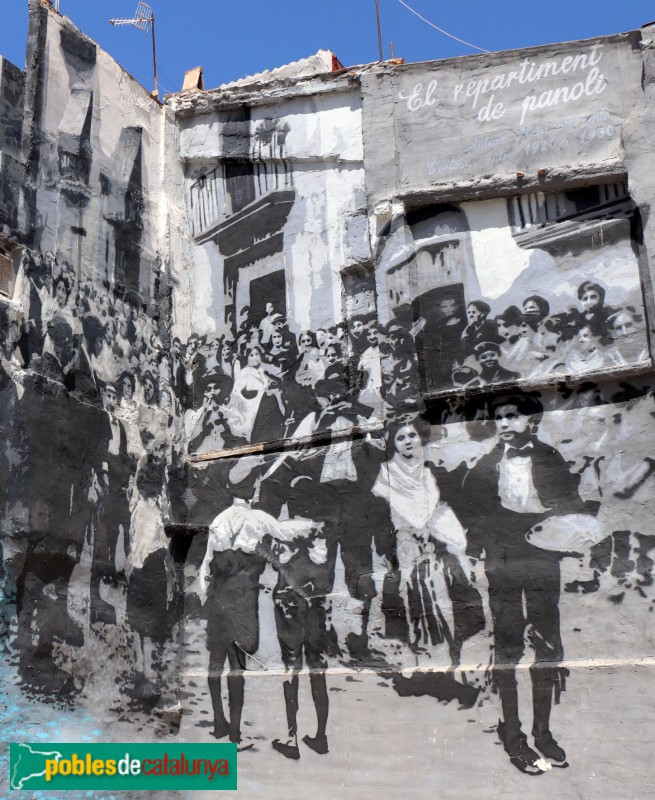 Tortosa - Mural dedicat a Gerard Vergés
