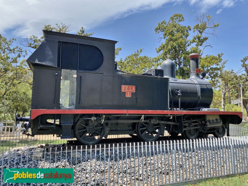 Tortosa - Locomotora del Carrilet (Foto: Albert Esteves, 2021) Tortosa - Locomotora del Carrilet