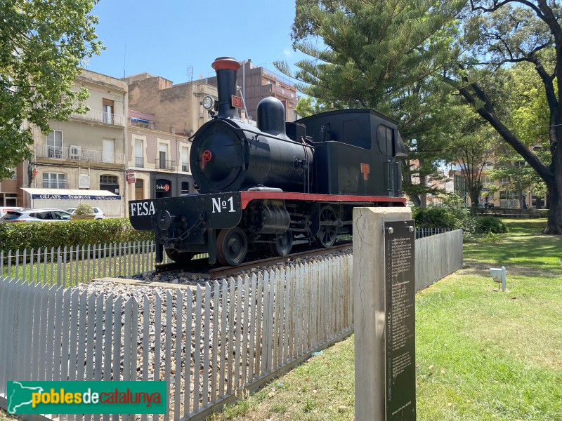 Tortosa - Locomotora del Carrilet (Foto: Albert Esteves, 2021) Tortosa - Locomotora del Carrilet