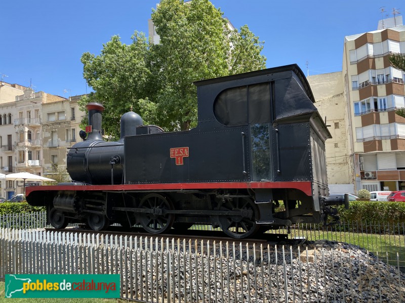 Tortosa - Locomotora del Carrilet (Foto: Albert Esteves, 2021) Tortosa - Locomotora del Carrilet