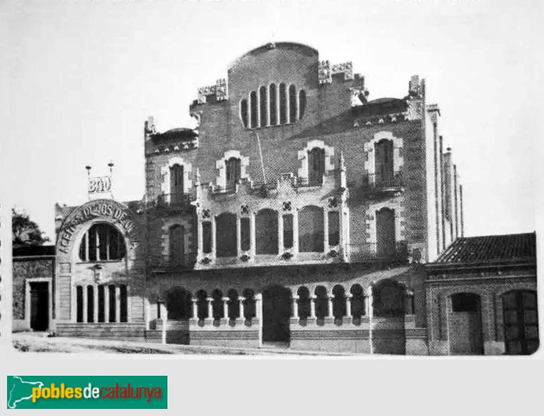 Tortosa - Casa Bau, abans de l'ampliació. Postal antiga