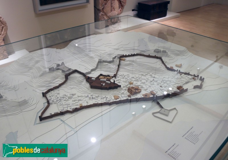 Tortosa - Maqueta de la muralla, al Mueu de Tortosa (Foto: Albert Esteves, 2021) Tortosa - Maqueta de la muralla, al Mueu de Tortosa