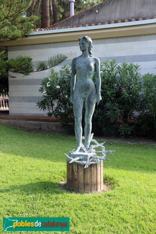 Tortosa - Jardins del Príncep. Escultura <i>La Supèrbia</i>