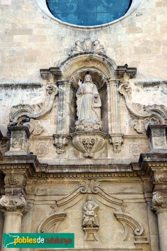 El Vendrell - Església de Sant Salvador. Portada