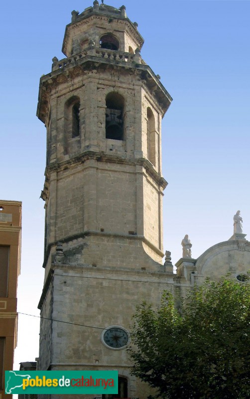 El Vendrell - Església de Sant Salvador. Campanar