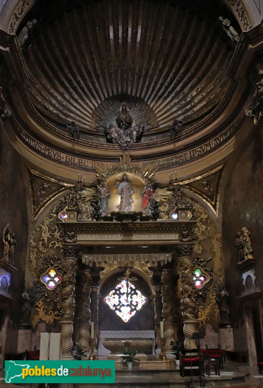 El Vendrell - Església de Sant Salvador. Altar Major