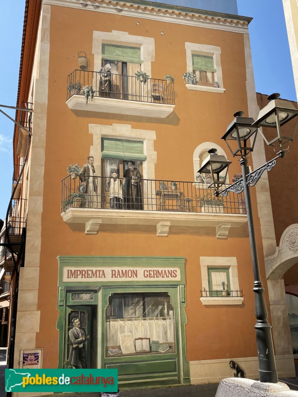 El Vendrell - Murals de la plaça Ramon i Vidales