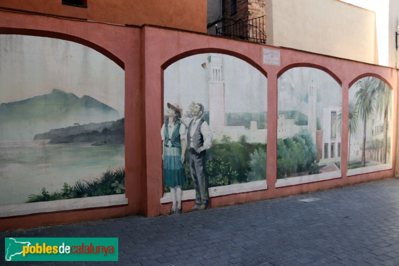 El Vendrell - Murals de la plaça Ramon i Vidales