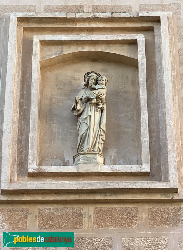 Tortosa - Capella de Sant Josep, de les Carmelites Descalces (Jesús) (Foto: Albert Esteves, 2021) Tortosa - Capella de Sant Josep, de les Carmelites Descalces (Jesús)