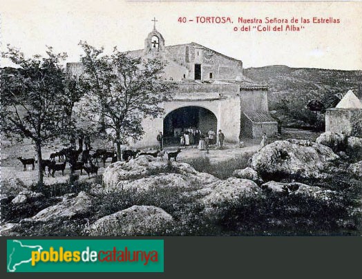 Tortosa - Ermita del Coll de l'Alba. Postal antiga