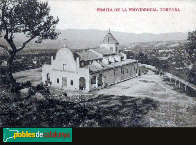 Tortosa- Ermita de Mig Camí o de la Providència. Postal antiga
