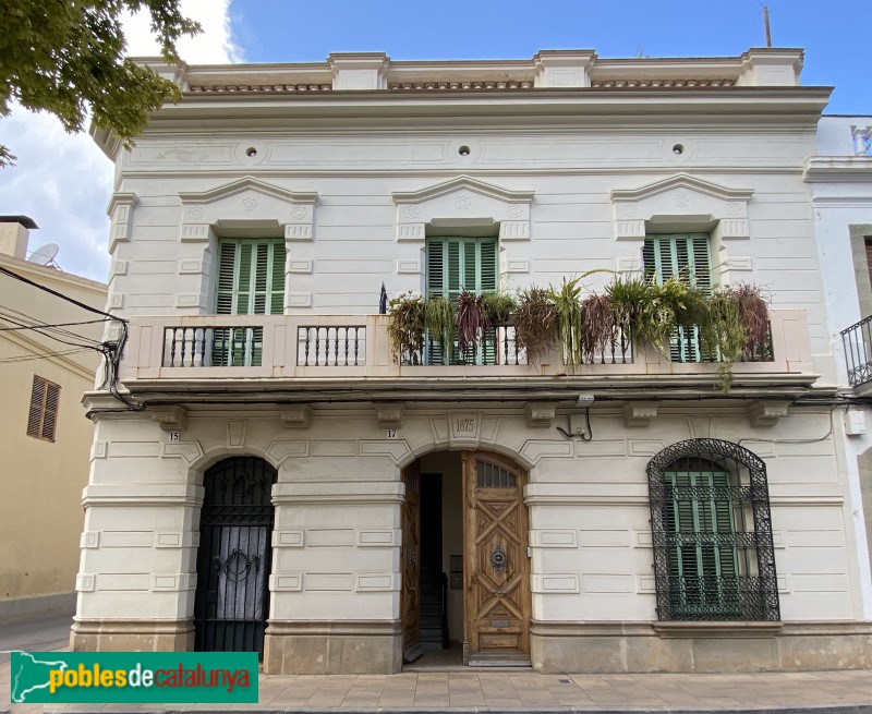 Vilassar de Mar - Carrer Montserrat. Casa del Capellà