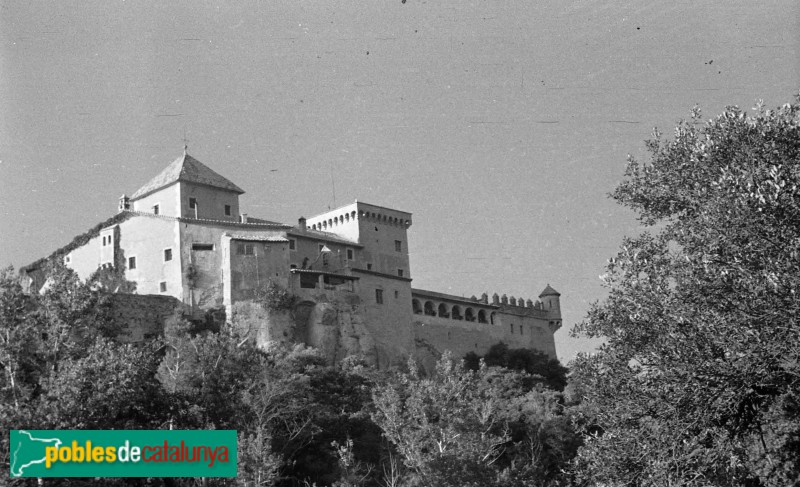 Vimbodí - Granja-castell de Riudabella (Foto: <i>Josep M. Vidal-Barraquer i Marfà</i>, anys cinquanta) Vimbodí - Granja-castell de Riudabella