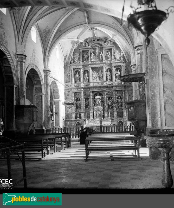 Xerta - Església de l'Assumpció (Foto: <i>Francesc Blasi -Arxiu Fotogràfic Centre Excursionista de Catalunya-</i>, anys vint del segle XX) Xerta - Església de l'Assumpció