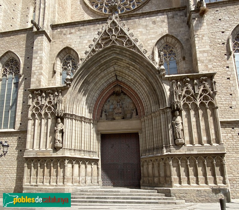 Barcelona - Santa Maria del Mar. Portalada