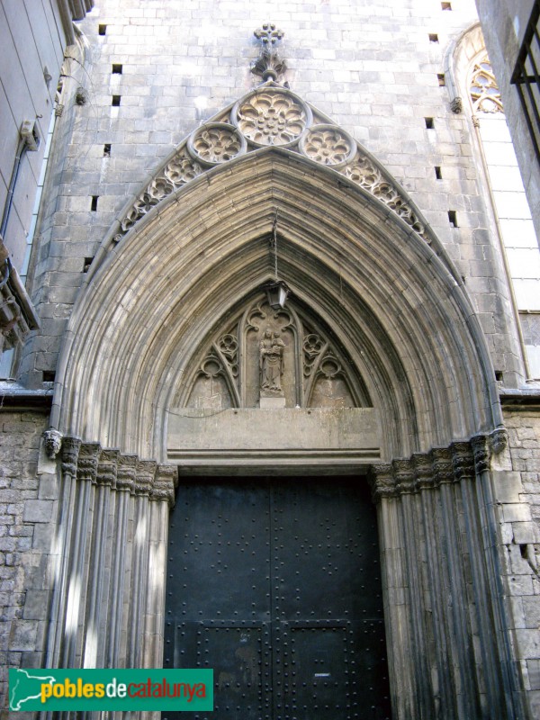 Barcelona - Santa Maria del Mar. Porta de Sombrerers (Foto: Albert Esteves, 2010) Barcelona - Santa Maria del Mar. Porta de Sombrerers