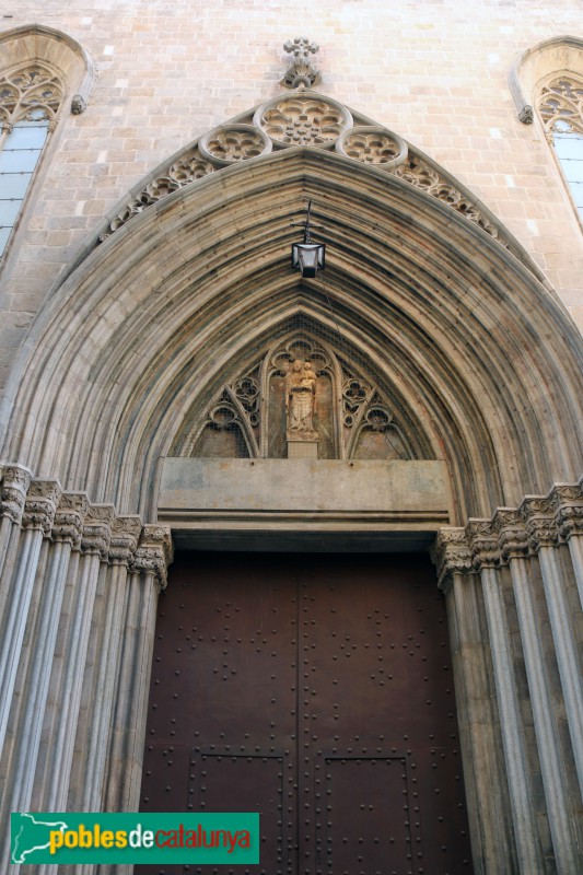 Barcelona - Santa Maria del Mar. Porta de Sombrerers