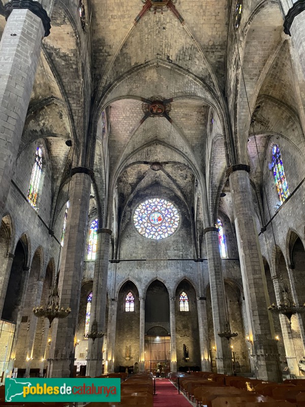 Barcelona - Santa Maria del Mar. Interior