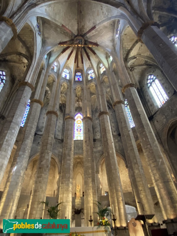 Barcelona - Santa Maria del Mar. Interior