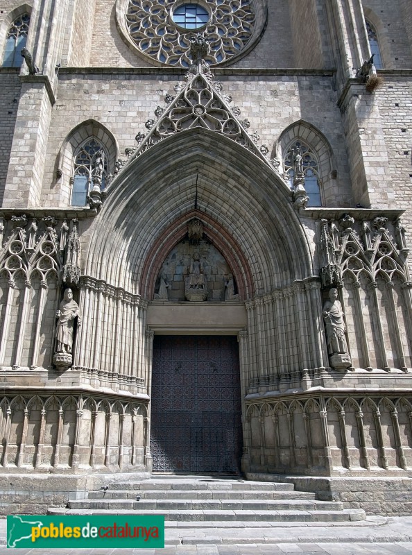 Barcelona - Santa Maria del Mar. Exterior