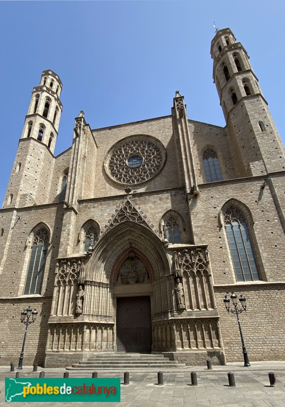 Barcelona - Santa Maria del Mar. Exterior