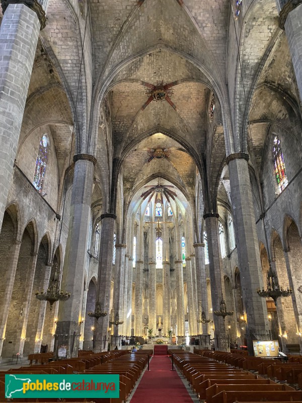 Barcelona - Santa Maria del Mar. Interior