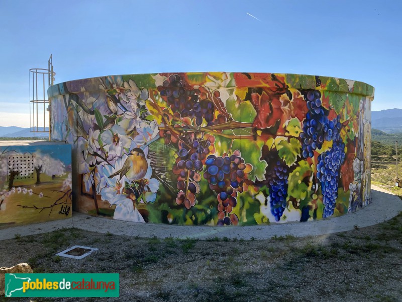 Tarrés - Mural del dipòsit