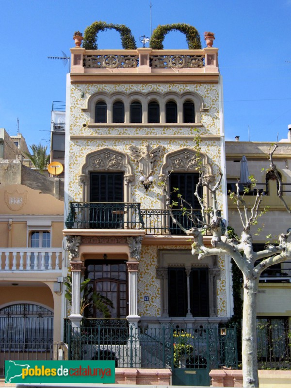 El Masnou - Casa Eulàlia Matas (Foto: Albert Esteves, 2007) El Masnou - Casa Eulàlia Matas