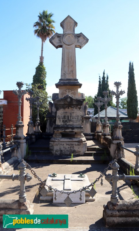 El Masnou - Cementiri. Panteó Jacint Maristany