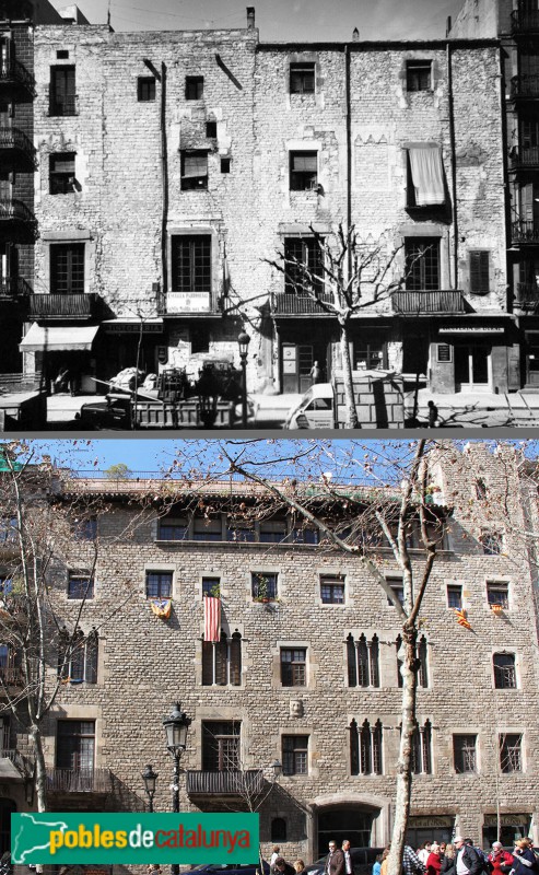 Barcelona - Passeig del Born, 17 (comparativa)