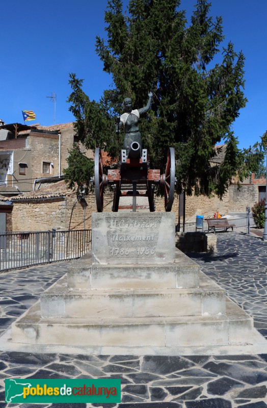 Fulleda - Monument a Agustina Saragossa