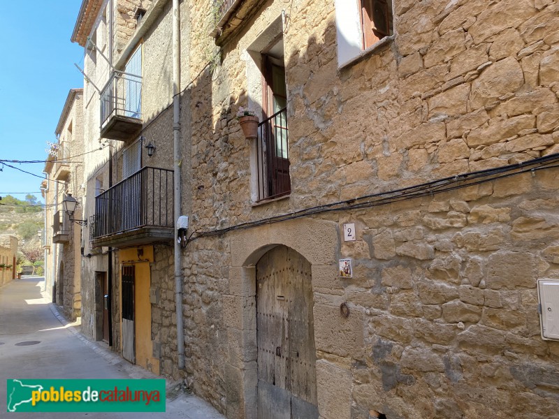 Un carrer de Fulleda (Foto: Albert Esteves, 2021) Un carrer de Fulleda